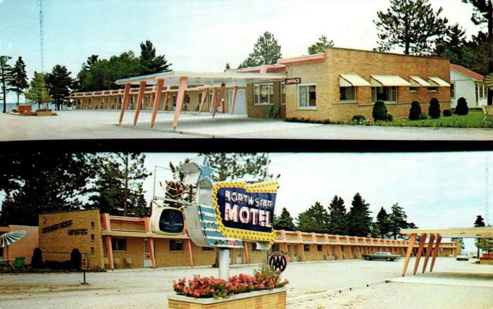 North Star Motel - Old Postcard Photo (newer photo)